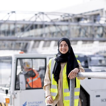 Duale Studentin am Flughafen Stuttgart